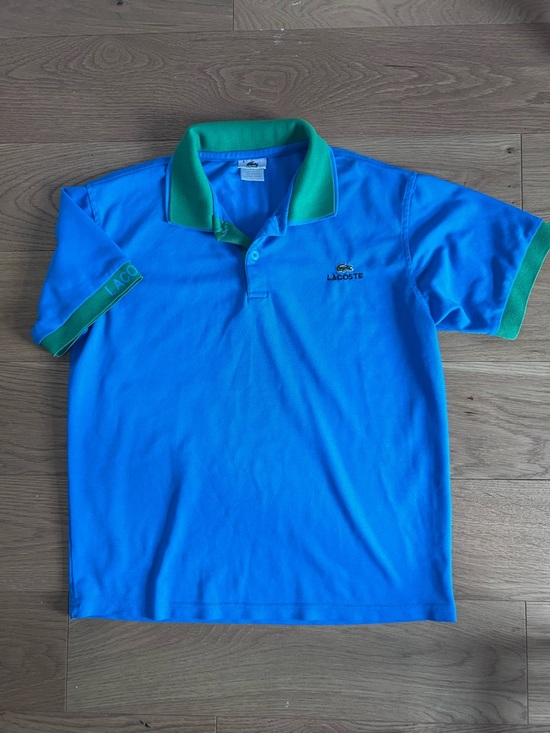 Lacoste Other - Lacoste Bright Blue Polo with Green Trim